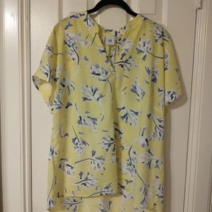 CAbi #5213 Stevie Spring 2017 yellow blouse